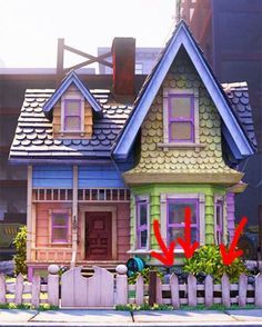 16 Small Details That Prove "Up" Is The Greatest Pixar Movie Ever Home Décor, Disney, Up Movie House, Up Movie, Small Details, Pixar, Cabin, House Styles, Home Decor