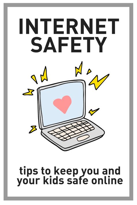 internet safety tips to keep you and your kids safe online Amigurumi Patterns, Internet Safety Tips, Safety Quotes, Internet Safety For Kids, Digital Safety, Teach Peace, Color Flashcards, Safe Internet, Safety Awareness