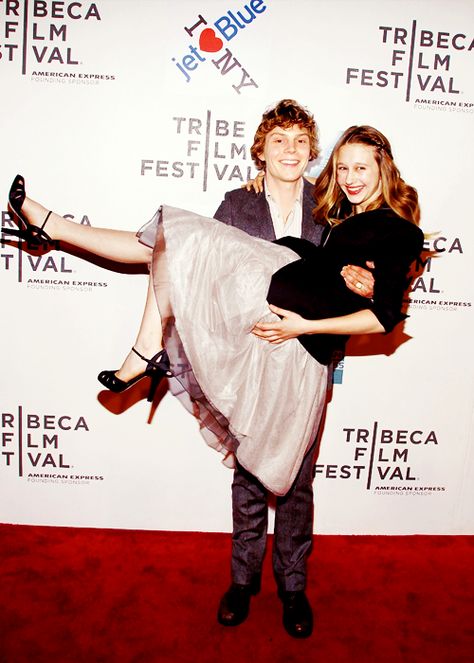 Taissa Farmiga and Evan Peters of American Horror Story James Mcavoy, American Horror Stories, Evan Peters, Evan Peters And Taissa Farmiga, Evan Peters American Horror Story, Tate And Violet, American Horror Story 3, Taissa Farmiga, Colin O'donoghue