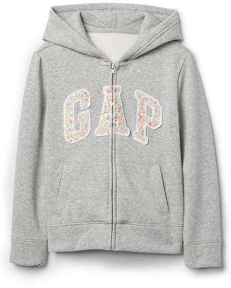 Sequin Logo Hoodie Sweatshirt Gap Outfits, Sequin Hoodie, Gap Logo, Hoodie Brands, Gap Fit, Gap Jacket, Gap Sweater, Hoodie Outfit, Baby Gap
