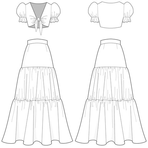 Skirt patterns sewing