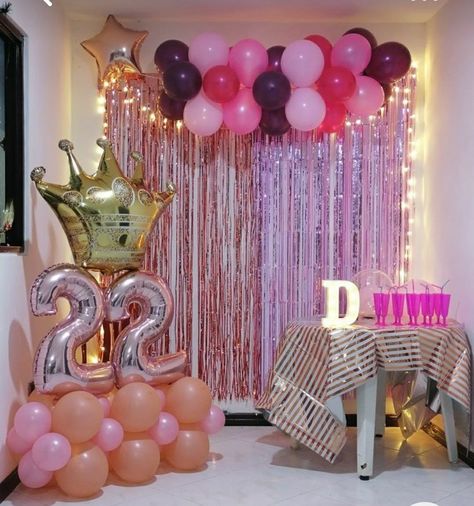 Birthday Decor For Mom At Home, Mom Bday Decoration Ideas, 22 Birthday Decor, Simple Decorations For Party At Home, Mom Birthday Decoration Ideas, 22 Birthday Ideas Decoration, Bday Room Decoration Ideas, Simple Bday Decoration Ideas At Home, Bday Decoration At Home