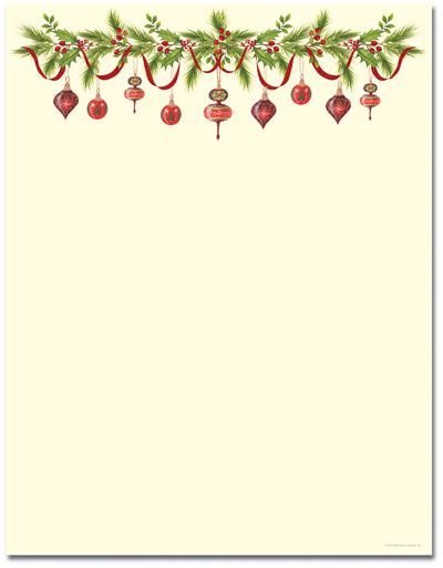 Printable+Christmas+Letterhead+Paper Christmas Letterhead Printable Free, Christmas Frames Printable, Holiday Letterhead, Christmas Letterhead, Family Description, Christmas Letter Template, Christmas Stationary, Letterhead Paper, Grandma Ornament