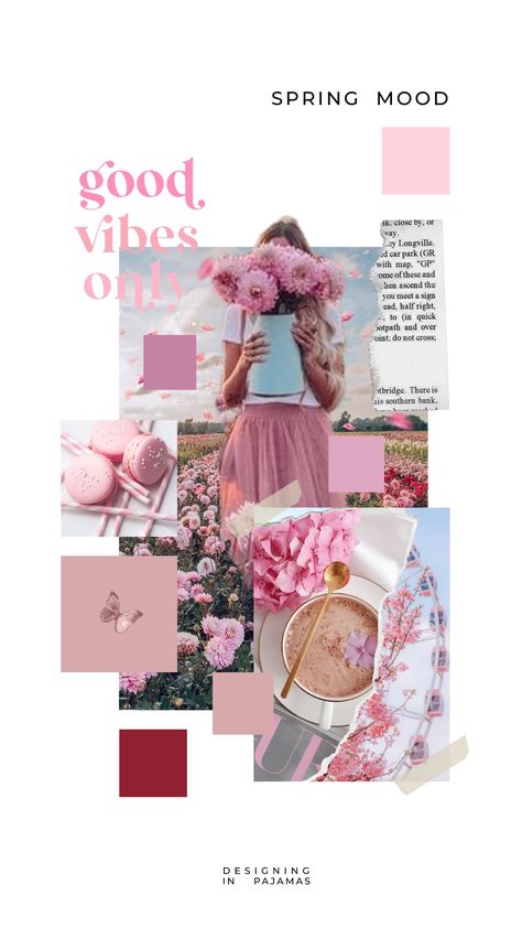 Logos, Mood Board Flowers Inspiration, Flower Mood Board Inspiration, Brand Vibes Aesthetic, Summer And Spring Aesthetic, Mood Board Flowers, Summer Fashion Mood Board, Summer Inspiration Board, Spring 2024 Mood Board