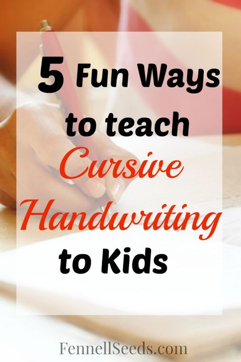 Our school system no longer teaches cursive handwriting. Here are some fun ways I found to teach cursive handwriting at home this summer. Teaching Cursive Writing, Teaching Cursive, Handwriting Activities, Handwriting Analysis, Improve Your Handwriting, Homeschool Writing, Improve Handwriting, Cursive Handwriting, Cursive Writing