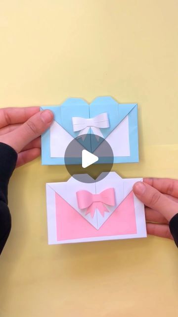 Make A Envelope Out Of Paper, Paper Shirt Craft, Origami Envelope Easy, Envelope Craft, Cute Envelope, Envelope Diy, Origami Card, Origami Cards, Dollar Origami