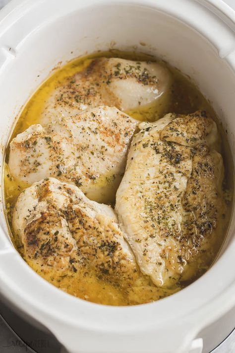 This Slow Cooker Chicken Breast recipe comes out perfectly juicy and seasoned every time! Learn my tips for getting the best crockpot chicken breast, perfect for salads, sandwiches or an easy dinner. #slowcooker #crockpot #chicken #chickenbreast #recipe #healthy Crockpot Chicken With Onion Soup Packet, Summer Dinners Recipes, The Best Crockpot Chicken, Slow Cooker Chicken Breast, Chicken Breast Recipes Slow Cooker, Best Crockpot Chicken, Chicken Breast Slow Cooker, Chicken Breast Crockpot Recipes, Chicken Crockpot Recipes Healthy