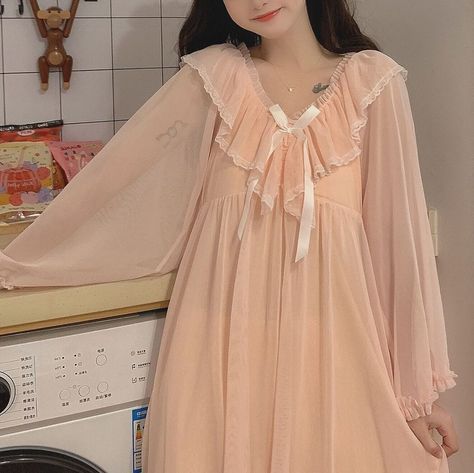 French Nightgown, English Winter, Nightgown Vintage, Dress Ruffles, Cotton Nightgown, Vintage Nightgown, Lace Nightgown, Open Fire, Women's Sleepwear