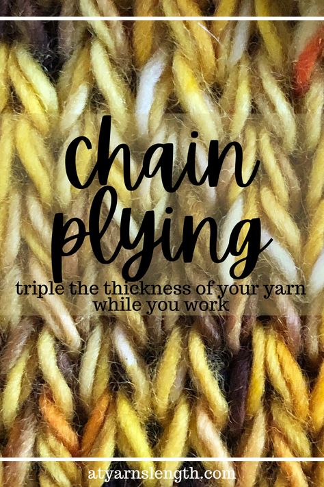 Multiple Strand Crochet, Crocheting With Two Strands Of Yarn, Local Yarn Shop, Yarn Skein, Crochet Chain, Bulk Up, Knit Crafts, Yarn Ball, Fine Yarn