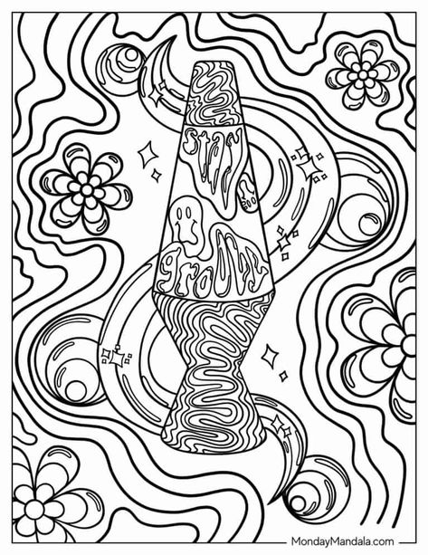 Indie Coloring Pages, Hard Coloring Pages, Hippie Coloring Pages, Trippy Coloring Pages, Naruto Coloring Pages, Printables Coloring Pages, Adult Coloring Books Printables, Abstract Coloring Pages, Adult Colouring Printables