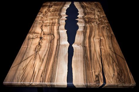 How to Make an Epoxy Resin Table — Blacktail Studio Hanger House, Router Sled, Ocean Coloring Pages, Epoxy Wood Table, English Walnut, Center Tables, Live Edge Furniture, Epoxy Resin Table, Walnut Dining Table