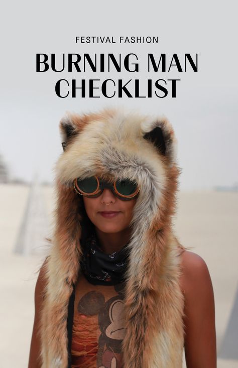 At Burning Man, you can let your creativity fly! But keep in mind that a lot of the fashion that fuels Burning Man is also quite functional for the weather conditions and circumstances. Below I've created a list of things you'll need and why you'll need them. Amigurumi Patterns, Electric Daisy Carnival, Africa Burn, Burner Girls, Aviator Goggles, Interesting Fashion, Man Outfits, Burning Man Costume, Burning Man Fashion