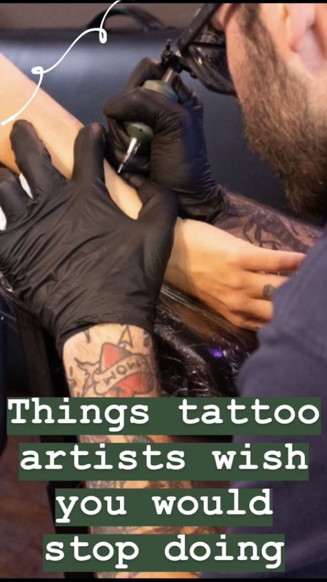 12 things tattoo artists wish you would stop doing Women Placement Tattoo Ideas, Envy Tattoo Design, Tattoos For Tattoo Artists, Tattoos That Can Be Added To, C Section Tatoos, How To Plan A Sleeve Tattoo, Woman’s Leg Tattoos, What To Wear To Tattoo Appointment, Adding To An Existing Tattoo