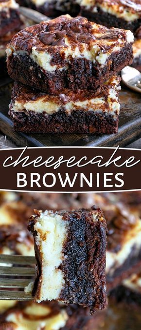 Dessert Crepes, Brownies Cheesecake, Impressive Dessert, Cheesecake Brownies Recipe, Cake Brownie, Cheesecake Layer, Beaux Desserts, Cheesecake Brownie, Mom On Timeout