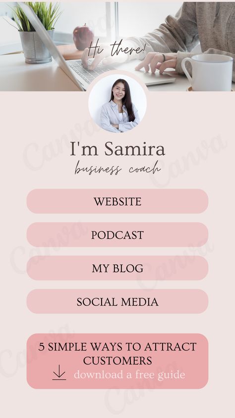 Click on the image to access this template and edit it in the Canva app ((change fonts, colours, images). Link bio, link in bio, Link bio template, landing page, bio site, website design, page template, Instagram Bio, canva templates instagram, canva templates Graphic Designer Bio Instagram, Linktree Bio Ideas, Link Tree For Instagram Design, Bio Link Design, Page Instagram Design, Linktree Design Ideas Aesthetic, Link In Bio Template, Linktree Design Ideas, Link In Bio Page Design