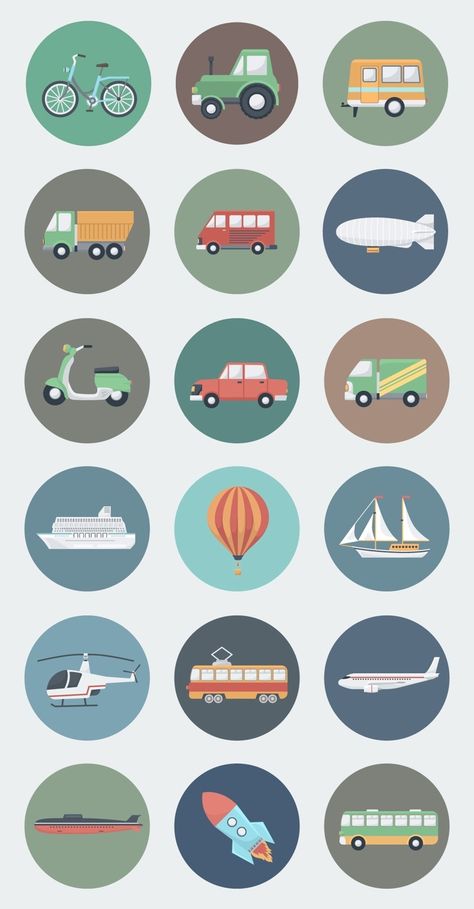 18 Transport Circle Icons in Flat Style #flaticon #vectorgraphcis… تصنيف الحيوانات, Types Of Transport, Modern Transportation, Circle Icons, Transportation Preschool, Future Transportation, Flat Design Icons, Graphic Design Resume, Travel Icon