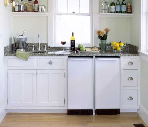 Bar Cabinetry, Crown Point Cabinetry, Custom Home Bars, Bar Cabinets, Shaker Style Kitchens, Compact Kitchen, Kitchen Gallery, Custom Kitchen Cabinets, Custom Kitchens