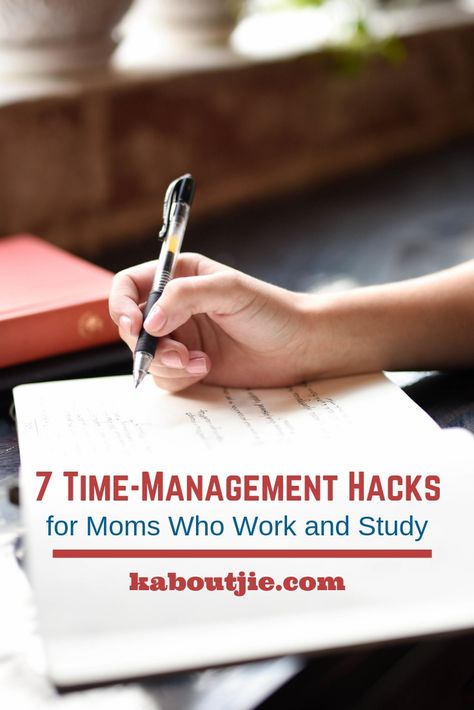 7 Time-Management Hacks for Moms Who Work and Study | Kaboutjie Business Mind, Mommy Hacks, Work And Study, Newborn Sleep Schedule, Organizational Skills, Mom Goals, Pinterest Friends, Study Apps, Mommy Tips