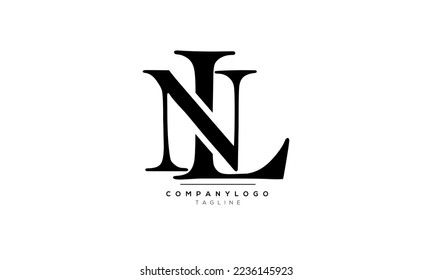 Lettres alphabétiques Initiales Logo monogramme NL, : image vectorielle de stock (libre de droits) 2236145923 | Shutterstock Social Media, Logos, Logo Monogramme, Social Media Content Strategy, Initial Logo, Content Strategy, Media Content, Social Media Content, Branding