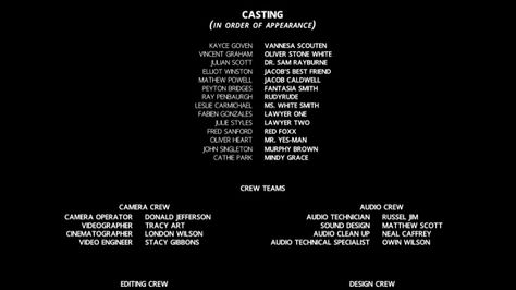Need More Templates Like Film Credits? Check Out My Collection!    The Description   	This is a versatile template that gives you a variety of ways to create your film credits. These are slot base... Ending Credits Aesthetic, Film End Credits Design, Credits Design Film, Movie Credits Design, End Credits Design, End Credits Aesthetic, Film Credits Design, Film Layout, Film Font