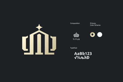 Crown Logomark | Creative Logo Templates ~ Creative Market Logos, Architecture Logo Design Ideas Graphics, Crown Logo Design Ideas, Crown Logo Design, Queen Logo, Crown Graphic, Architecture Logo, Logo Idea, Logo Design Ideas