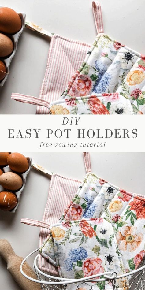 Kitchen Diy Sewing Projects, Sewing For Kitchen Projects, Christmas Craft Sewing Ideas, Diy Kitchen Items To Sew, How To Sew Hand Towels, Easy Diy Quilt For Beginners, Fabric Crafts For Beginners, Cotton Fabric Diy Ideas, Kitchen Clothes Sewing