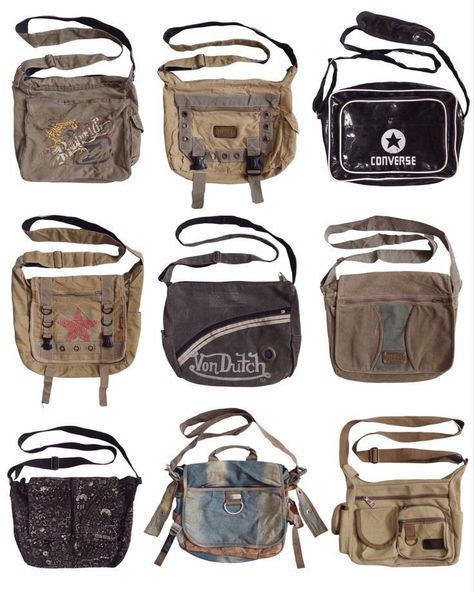 dm for removal Mochila Grunge, Tas Vintage, Desain Tote Bag, Tas Mini, Estilo Hippie, Tas Fashion, Neue Outfits, Estilo Punk, Modieuze Outfits