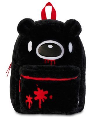 Black Gloomy Bear, Bear Backpack, Gloomy Bear, Spencers Gifts, Black Checkered, Hello Kitty Pictures, Emo Outfits, Black Horse, Mini Handbags