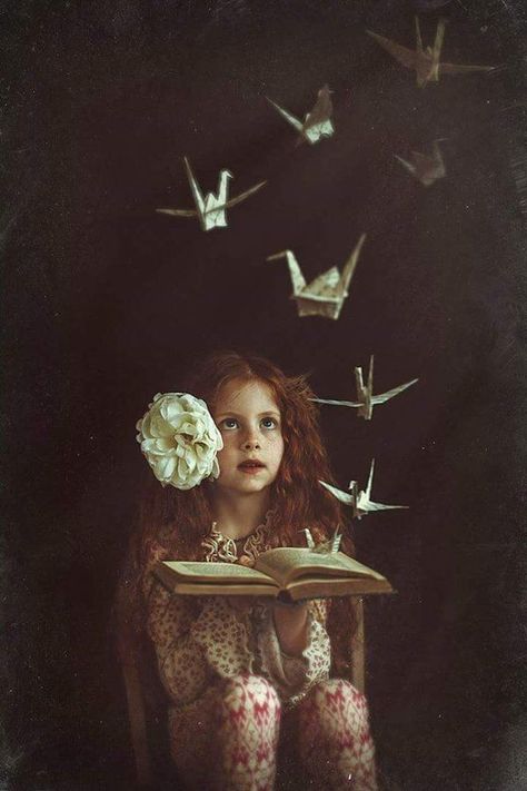 Writing Story, Imagination Photography, Hollywood Art, Fine Art Portrait Photography, Child Portrait, Story Books, Creative Portrait Photography, Fantasy Photography, Surrealism Photography