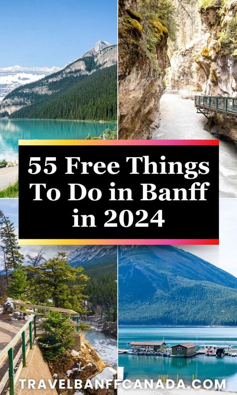 Visiting Banff on a budget and looking for free things to do in Banff National Park? We've got the guide just for you! While it's true that Banff is a world-class destination and can be pretty pricey, there are so many things you can do in Banff for free. So plan your epic Banff vacation today add these activities to your Banff summer bucket list 2024. Banff Aesthetic Outfits, Rimrock Resort Banff, Banff Summer Vacation, Things To Do In Banff Summer, Banff National Park Summer, Banff Itinerary Summer, Banff Outfit Summer, Banff In Summer, Banff Activities