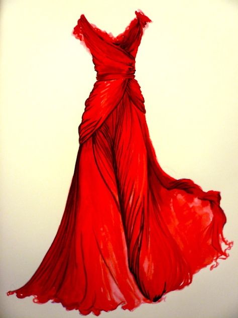 Red Wedding, Elie Saab, French Twist Updo, Mode Glamour, Red Wedding Dresses, فستان سهرة, Red Gowns, Gorgeous Gowns, Looks Style