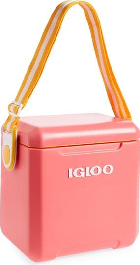 IGLOO Cotton Candy Tagalong 11-Quart Cooler | Nordstrom Retro Cooler, Mini Cooler, Really Cute Puppies, Sock Outfits, Pink Beach, Fun Color, Beach Toys, Summer Gifts, Beach Essentials