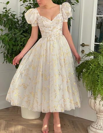 High Tea Party Outfit Classy, Corset Dress Formal, High Tea Outfit, High Tea Dress, Gilded Lily, Teuta Matoshi, Short Frocks, Tea Party Outfits, Tea Gown