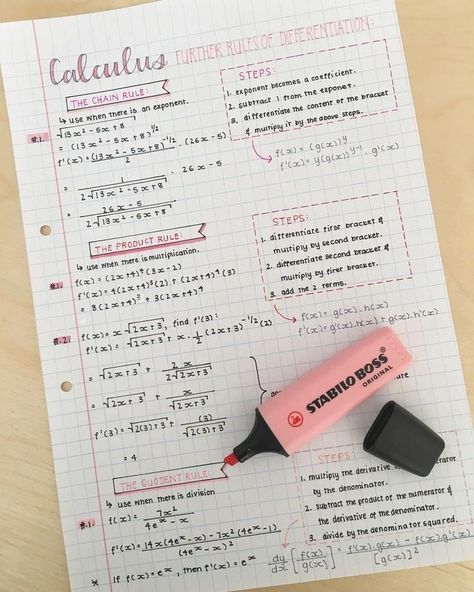 Organisation, Calculus Notes, Le Rosey, School Study Ideas, Study Tips For Students, Neat Handwriting, Study Flashcards, College Notes, Effective Study Tips