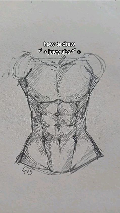 [𝑺𝒂𝒗𝒆 & 𝑭𝒐𝒍𝒍𝒐𝒘]~♡´･ᴗ･`♡ Detailed Body Drawing, Spicy Clothes Drawing, Drawing Abs Tutorial, Female Anatomy Drawing Guide, Eye Drawing Female, Realistic Body Sketch, Ab Drawing Reference, Female Abs Drawing, How To Draw A Male