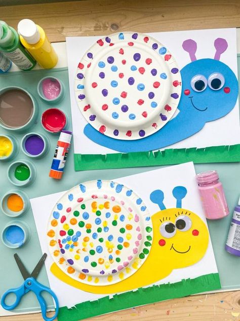 Bug Activities, Insects Preschool, Fingerprint Crafts, Aktiviti Kanak-kanak, Insect Crafts, Bug Crafts, Toddler Arts And Crafts, Preschool Arts And Crafts, Preschool Art Activities