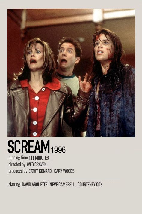 minimalistic polaroid poster made by @wcnderlcnd (me) Scream Poster, Scream Movie Poster, Polaroid Movie Poster, Scream Cast, Scream Franchise, Ghostface Scream, Iconic Movie Posters, Film Posters Minimalist, Scream Movie