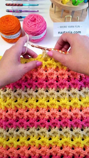 V Stitch Crochet, Scrap Busters, Crochet Tips, Chain Pattern, Crochet Stitches For Beginners, Afghan Crochet, V Stitch, Stitch Crochet, Double Crochet Stitch