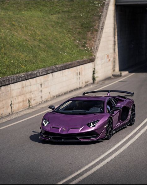 Lamborghini Aventador Purple, Lamborghini Purple, Purple Lamborghini, Porche Car, Aventador Lamborghini, Midnight Purple, Luxury Helicopter, Purple Car, Pretty Bike