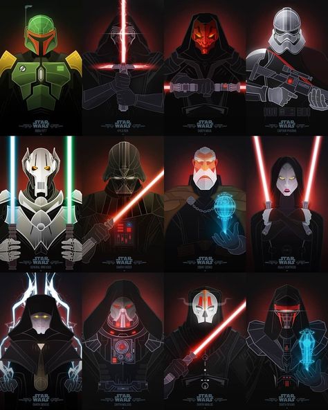 Who's your favorite Star Wars Sith character? Art by InkTheory  - #starwarsfanart #starwars #starwarsart #sith #starwarsartwork Chewbacca Wallpaper, Star Wars Sith Lords, Star Wars Art Drawings, Percy Jackson Fanart, Star Wars History, Wallpaper Artwork, Art Harry Potter, Star Wars Painting, Star Wars Sith