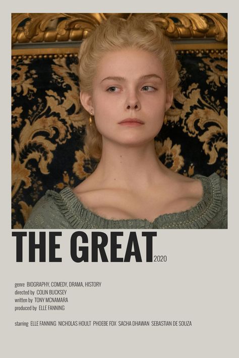 Film Recommendations List, The Great Serie, The Great Poster, The Great Series, Poster Polaroid, Film Recommendations, Movies To Watch Teenagers, Night Film, Bon Film