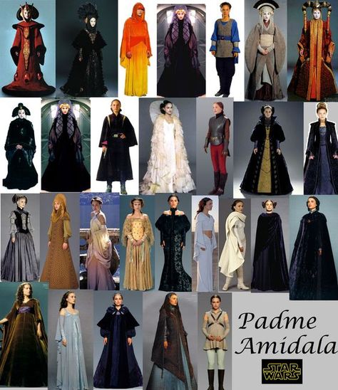 Padme Amidala Queen Outfits, Padme Amidala Wardrobe, Padme Inspired Outfits, Padme Dress, Padme Star Wars, Rainbow Gown, Goddess Outfits, Padme Costume, Star Wars Outfit