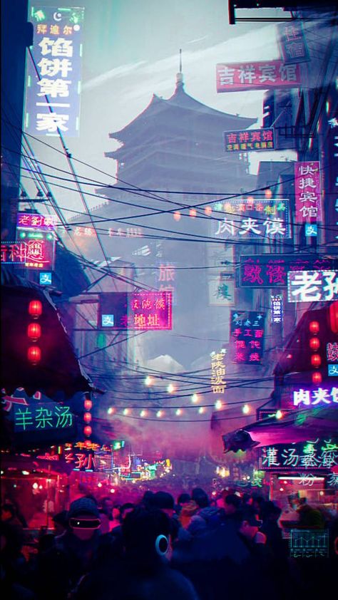 Download Neon China wallpaper by Z7V12 - 26 - Free on ZEDGE™ now. Browse millions of popular china Wallpapers and Ringtones on Zedge and personalize your phone to suit you. Browse our content now and free your phone Neon Japanese Aesthetic, China Town Aesthetic, China Wallpaper, Town Aesthetic, Tokyo Aesthetic, Asian Wallpaper, Neon Noir, Arte Indie, Sci Fi City