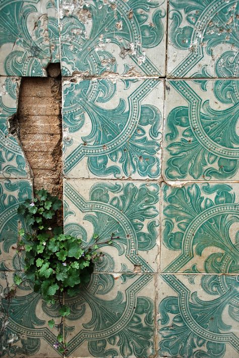 Photo Delft, Wabi Sabi, Styl Hampton, Turquoise Tile, Interior Boho, Beautiful Tile, Tile Patterns, Tile Design, Belle Photo