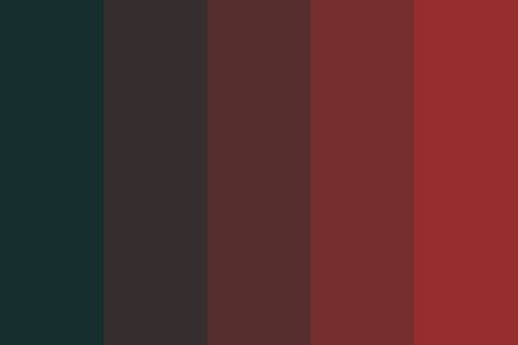 Warn Color Pallete, Medieval Fantasy Color Palette, Red Black And Gold Color Palettes, Burgundy Color Palette Colour Schemes, Paint Pallet Ideas, Cool Color Pallets, Villain Color Palette, Scary Color Palette, Jazz Color Palette