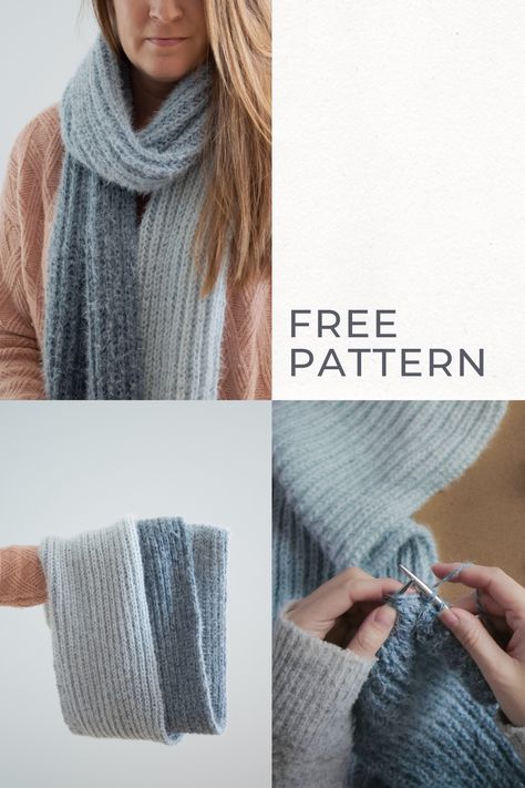 Basic Knit Scarf, Ribbed Scarf Knitting Pattern, Easy Knit Scarfs, Basic Knit Scarf Pattern Free, Basic Scarf Knitting Pattern, Scarf Knitting Patterns Free Beginner, Beginner Knit Scarf Pattern, Knitting Patterns Scarf Free, Beginner Knitting Scarf