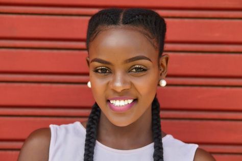 11 Two Cornrow Styles to Stay Glamorous in 2019 Two Lines Braids African, Conrows Lines, Two Cornrows, Two Cornrow Braids, Big Cornrows, Cornrow Styles For Men, Goddess Braid Styles, Braided Mohawk Hairstyles, Cornrow Styles