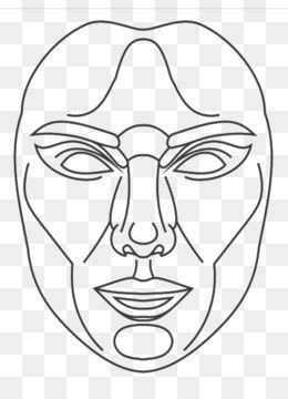 Perfect Face Template Transparent Png, Perfect Face Png, Perfect Face Ratio, Face Template Drawing, Face Ratio, Abstract Girl Face, Mouth Cartoon, Line Art Projects, Template Drawing