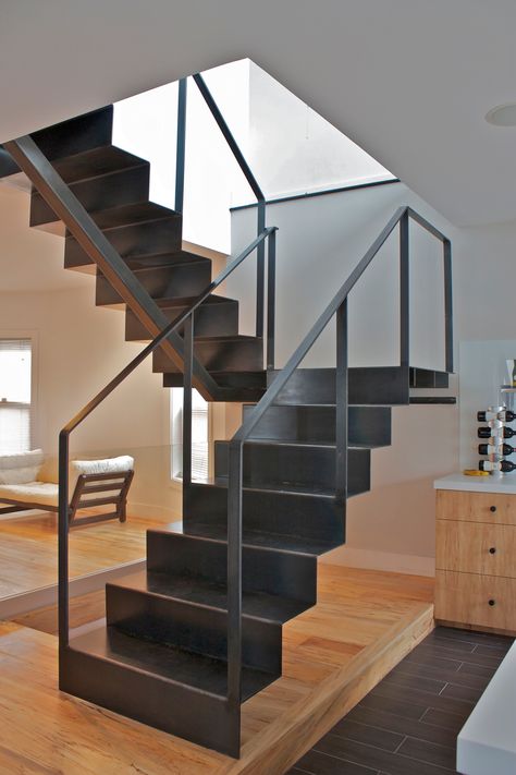 FEATURE STAIRCASES - Modern Railings, Custom Stairs, Modern Staircase design, Custom Stair Design, Custom metal doors, metal doors, custom metal, metal stairs Industrial Staircase, Modern Staircase Design, Industrial Stairs, Interior Stair Railing, Modern Railing, Modern Stair Railing, Rustic Stairs, Stair Railing Design, Metal Stairs