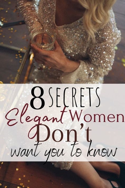 Aug 12, 2023 - 8 private secrets Elegant Women don’t want you to know#Online #Work #Students Elegant Women Dresses Classy, Habits Of Elegant Women, Dress Like A Boss Woman, Elegant Dressing For Women, How To Dress Feminine, How To Look Elegant, Elegant Lady Outfits, Ettiquette For A Lady, Lady Of Style